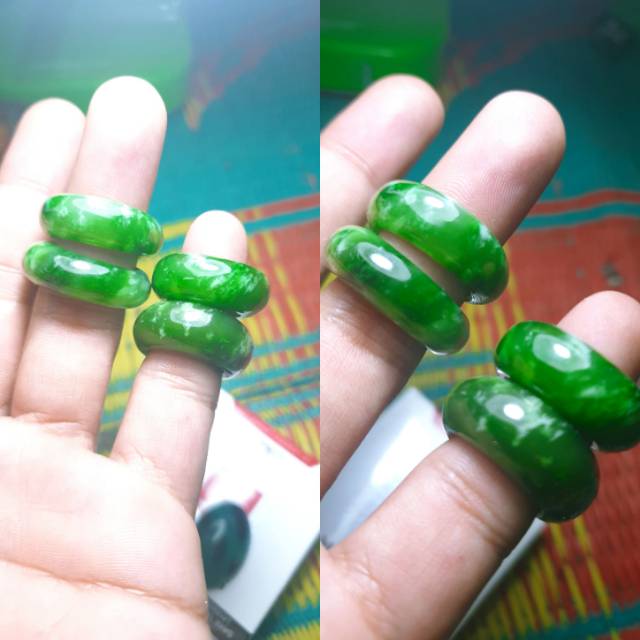 Ring giok jade size