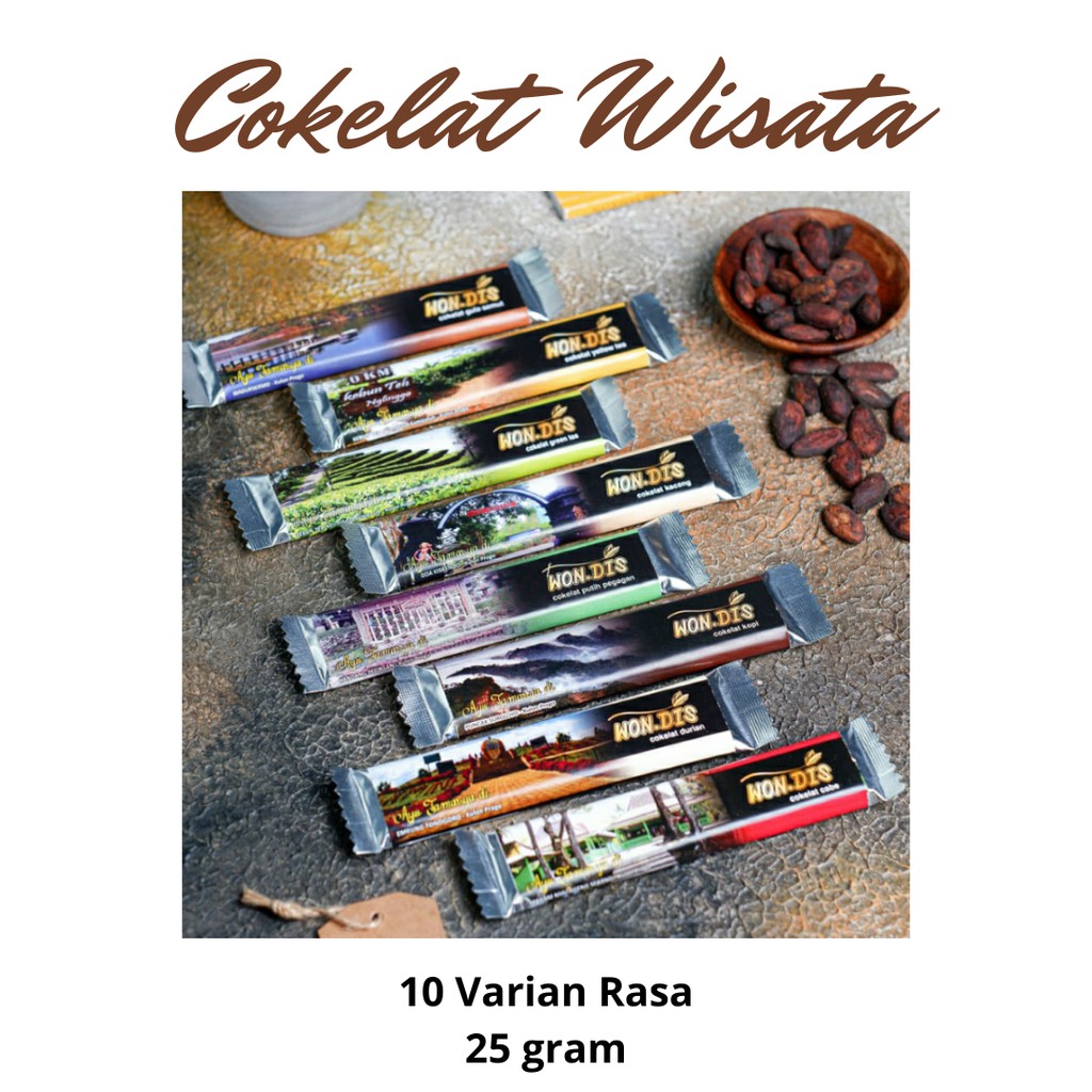

Cokelat Wisata Coklat Sehat Camilan Sehat Makanan Cokelat Coklat Bar 25 gram