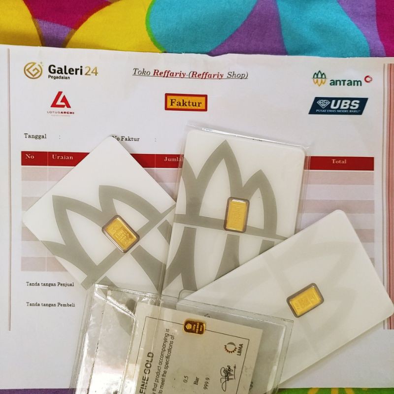 LOGAM MULIA ANTAM 0,5 GRAM