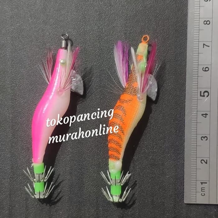 UMPAN CUMI TORNADO SQUID JIG FIBER ukuran 1.5