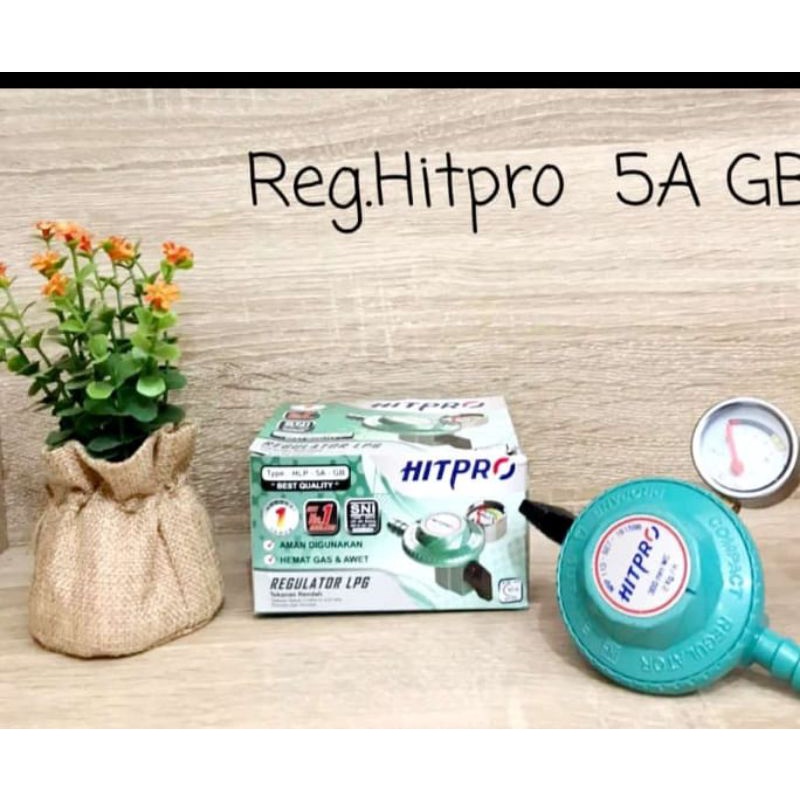 REGULATOR GAS MERK HIPRO DI SERTA METER REGULATOR REGULATOR