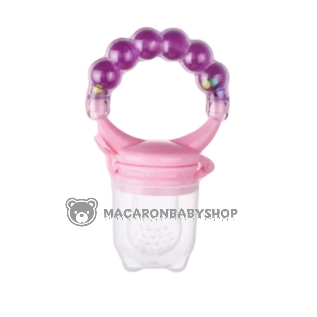 Empeng buah bayi/empeng buah baby/empeng buah dan sayur/empeng buah gigitan bayi empeng buah ukuran-E. Rattle Ungu