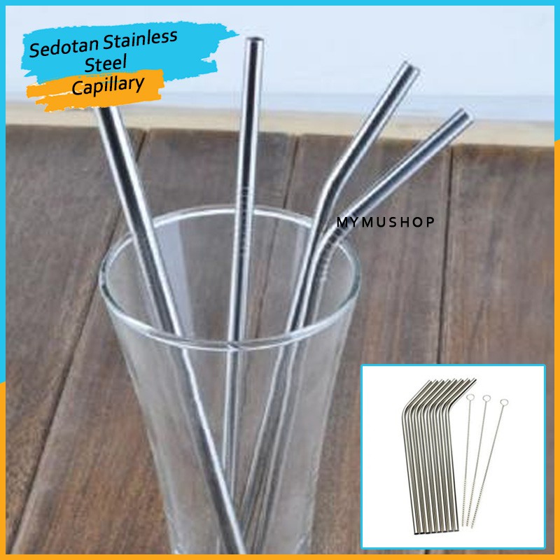 SEDOTAN STAINLESS SEDOTAN MINUMAN STRAW STAINLESS STEEL SEDOTAN STAINLESS SET SEDOTAN STAINLESS