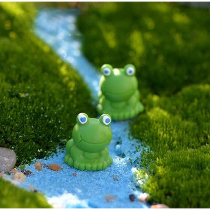 Miniatures - Terrariums - Fairy Garden - Animal_Green Frog (1pc)