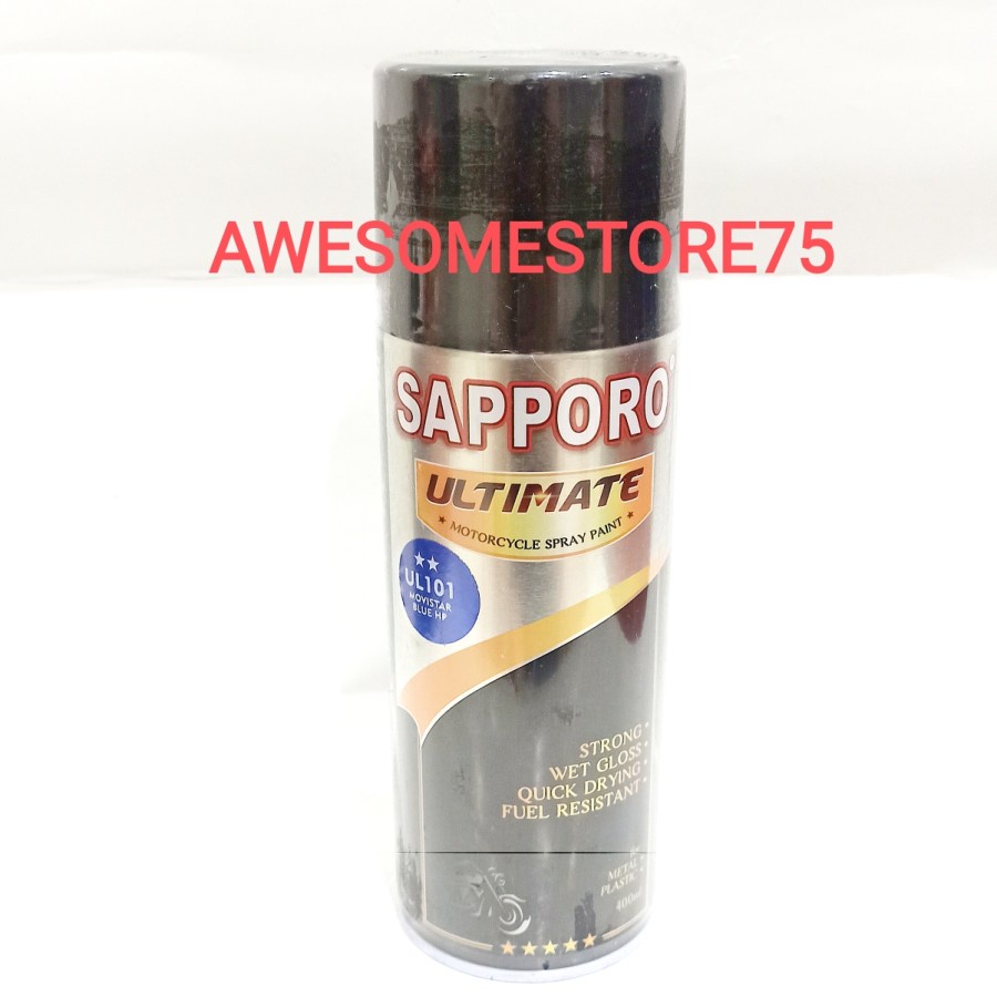 SAPPORO ULTIMATE ** UL101 MOVISTAR BLUE HP Biru Ultra Cat Semprot Pilox Pylox