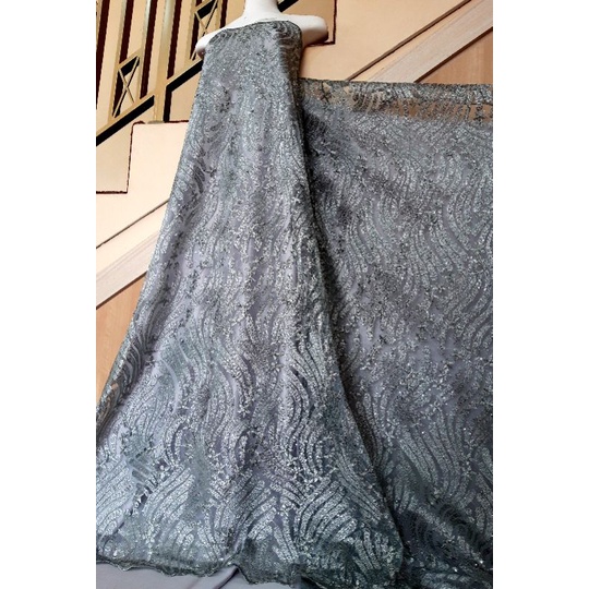 Kain Tile/Tulle Payet Mutiara Sequin, tile kain brokat, tile mutiara, tile payet, tile polos, tile b