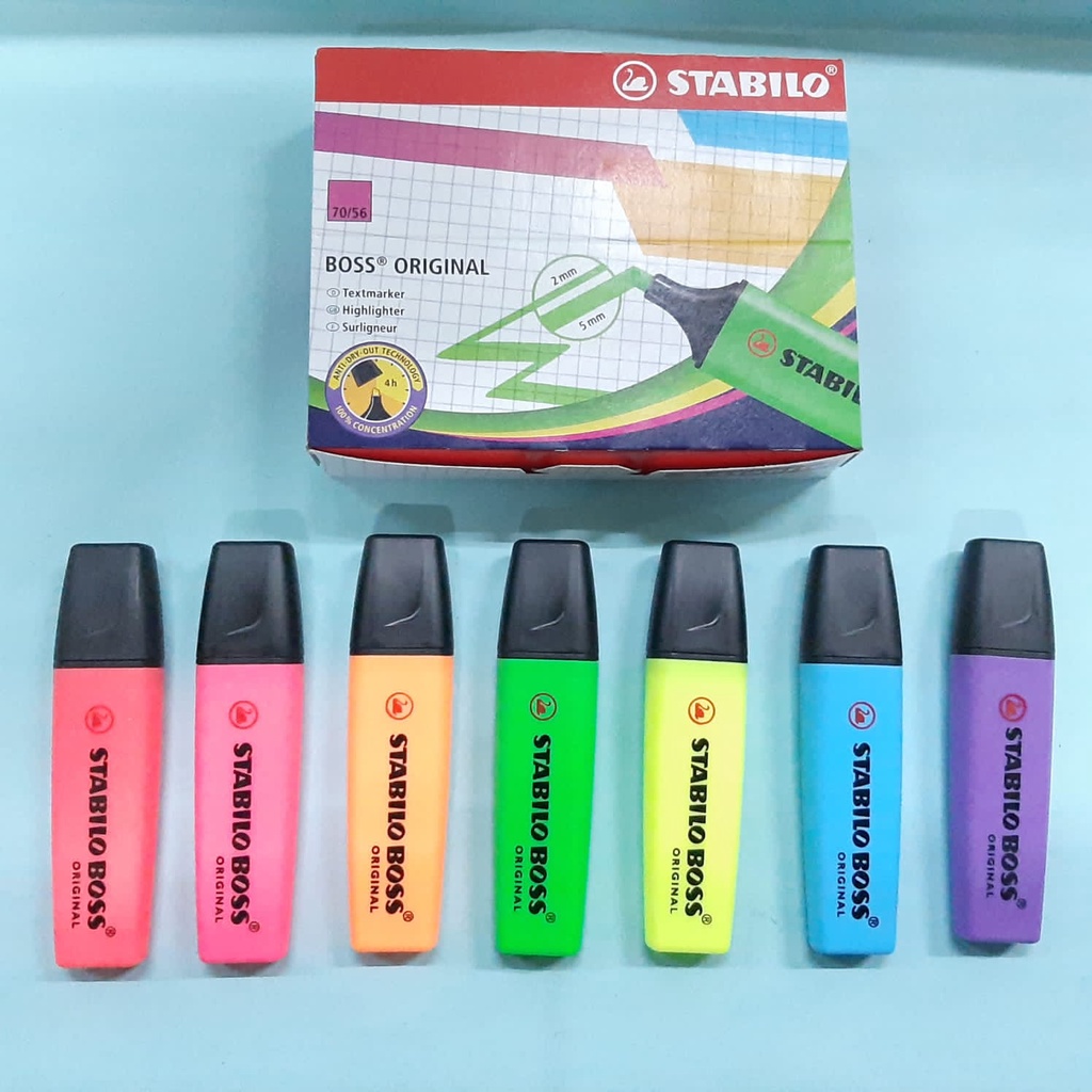 

Stabilo Highlighter BOSS Original warna Penanda Tulisan Warna / High lighter