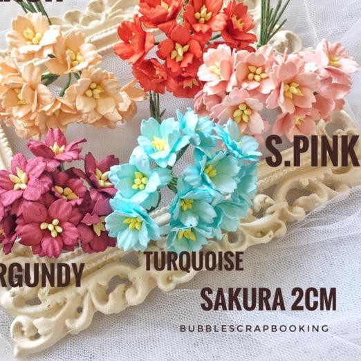 

HOT SALE!! KODE-234 sakura bunga kertas bahan mahar scrapbook ringbox