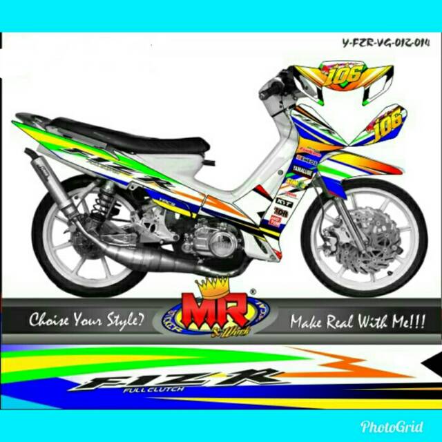 Decal Fiz R Vega R Stiker Sticker 01 Spec A Shopee Indonesia