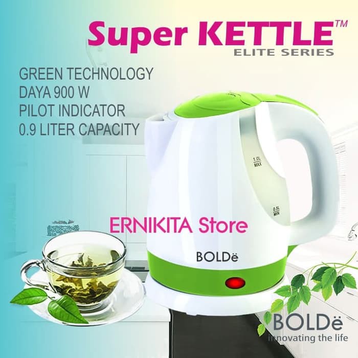 SUPER KETTLE BOLDe ORIGINAL TEKO LISTRIK PEMANAS AIR