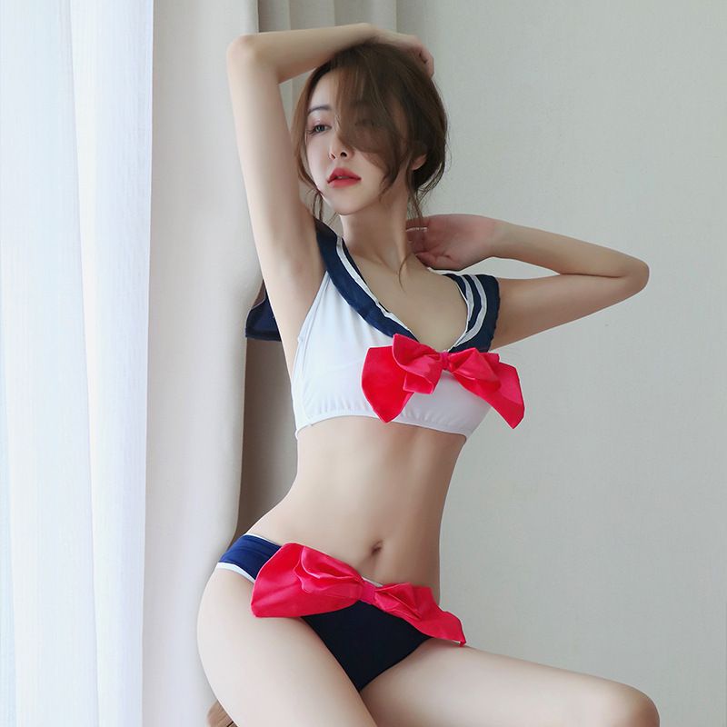 Seragam Sailor Sekolah Jepang Seifuku Sexy School Uniform Cosplay Kostum