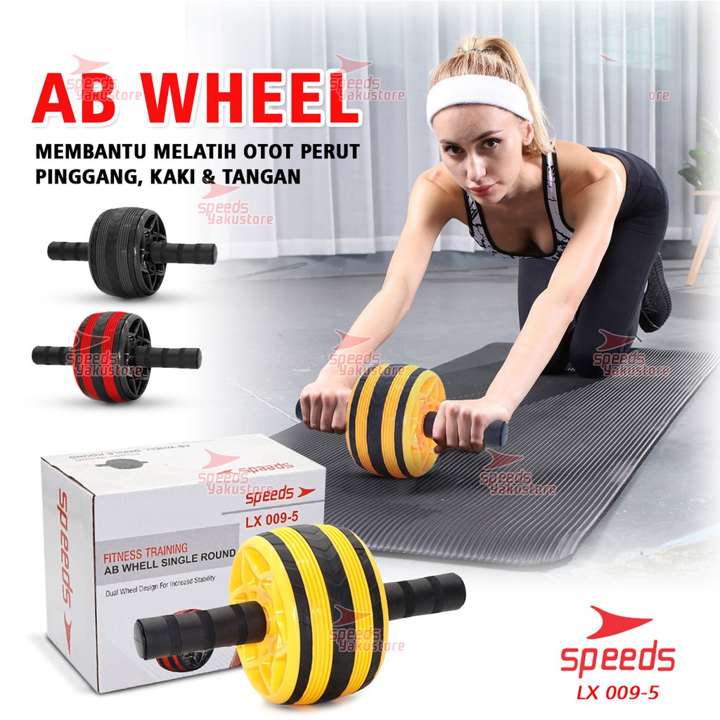 Jual SPEEDS AB WHEEL AB ROLLER ALAT PUSH UP DOUBLE WHEEL RODA OLAHRAGA ...