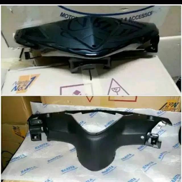 Batok Depan Belakang Yamaha Mio Soul hitam (Paket Hemat)