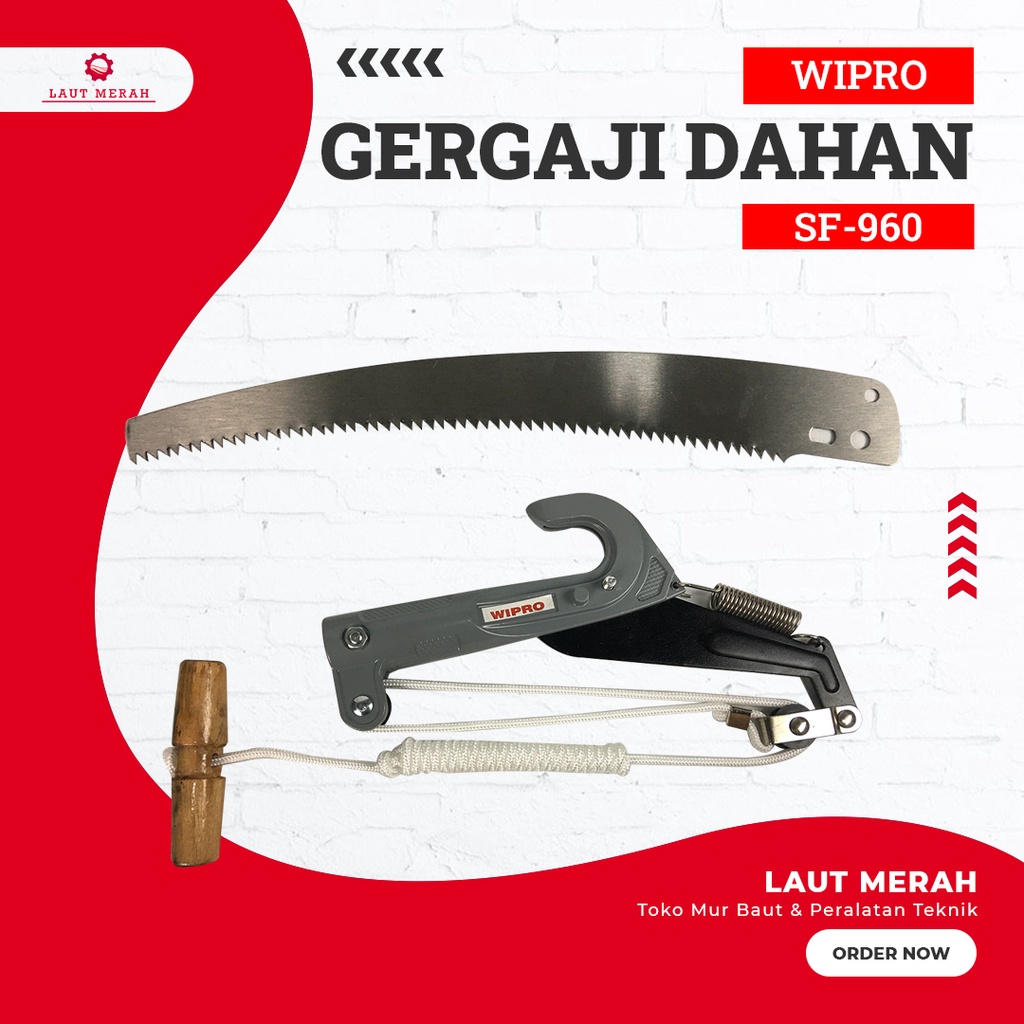 Gunting Dahan Tarik / Gergaji Dahan Wipro / Gunting Galah Tarik