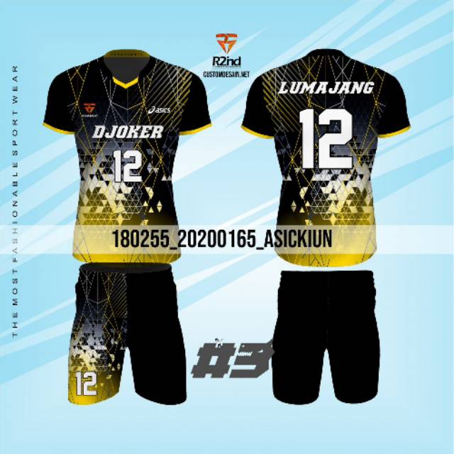 Jual Baju voli pria terbaru 2020/baju voli printing | Shopee Indonesia