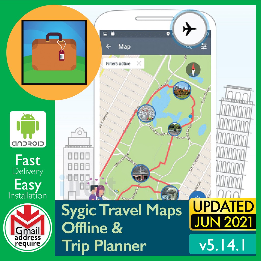 

Sygc Trvl Mps Offln & Trp Plnnr v5.14.4 Prmm - [SmrtPhn - Andrd] - Dgtl Dwnld