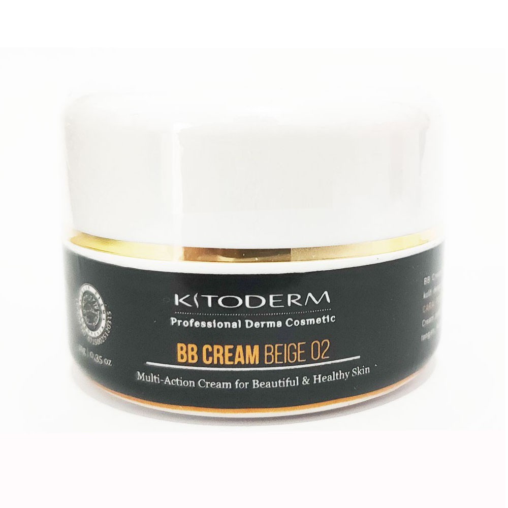 Kitoderm BB CREAM BEIGE 02 10gr Orginal / Alas Bedak BPOM Aman