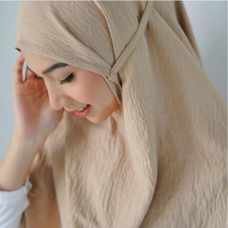 JILBAB BERGO INSTAN CRINKLE AIRFLOW// HIJAB BERGO AIRFLOW ORIGINAL