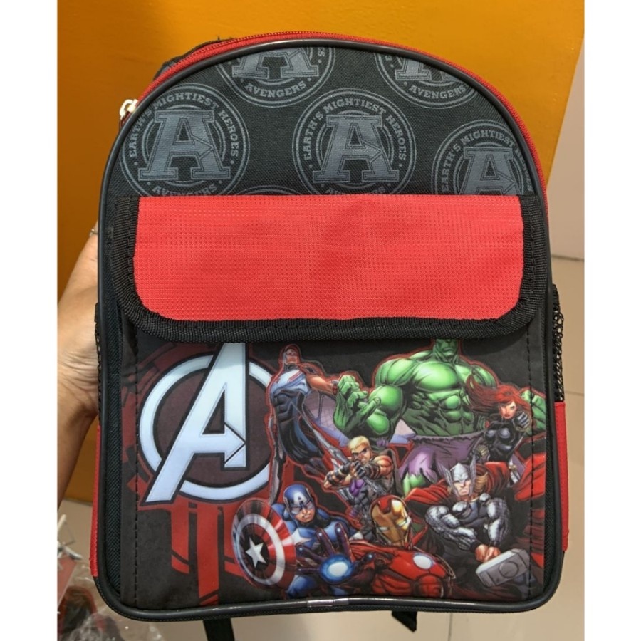 Sale Mainan: Tas Anak Backpack Avengers Black Small Original