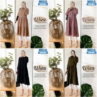 TUNIK RAYON WIZA//Atasan rayon allsize L XL XXL ( Jumbo)