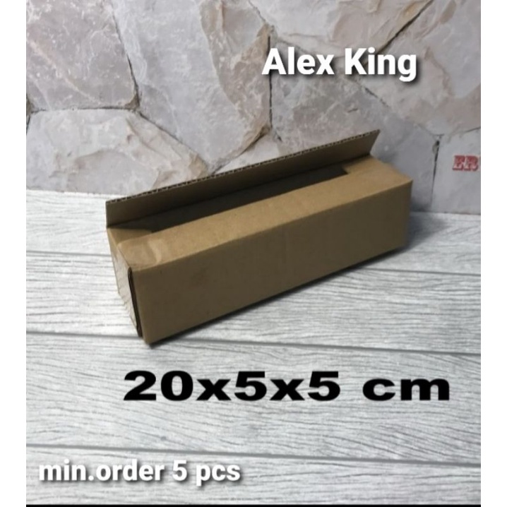 

Kardus / box / uk. 20x5x5 cm/ karton packing polos baru ST