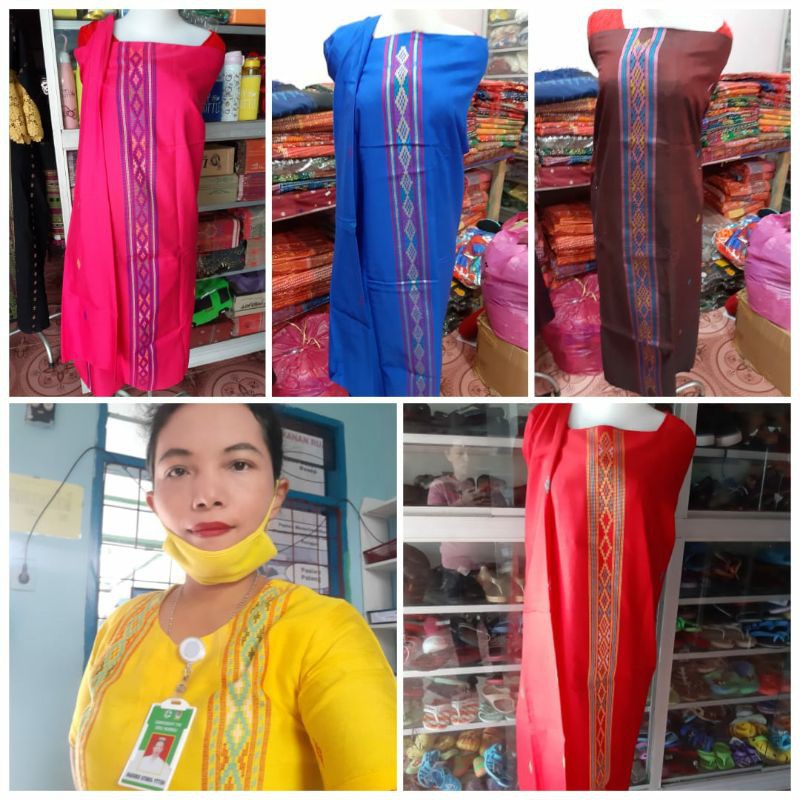 Bahan Jas Dress Cople Baju Tenun Sipirok Nauli