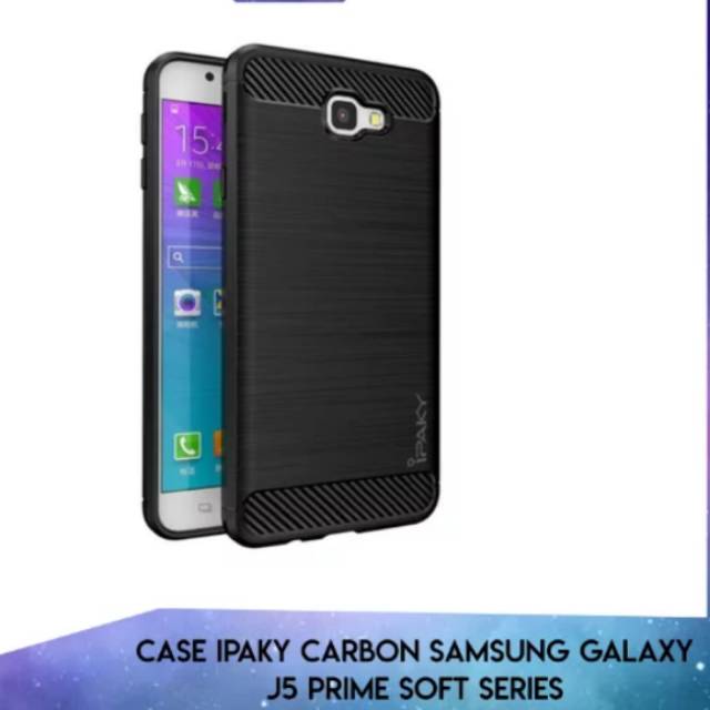 Case Samsung J5 Prime Ipaky Carbon Soft Series