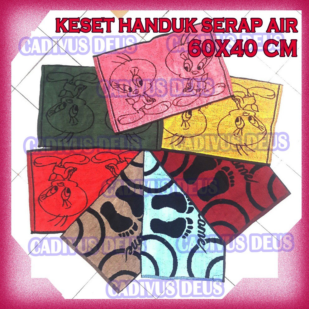 KESET HANDUK - 60X40CM -  SERAP AIR - MURAH