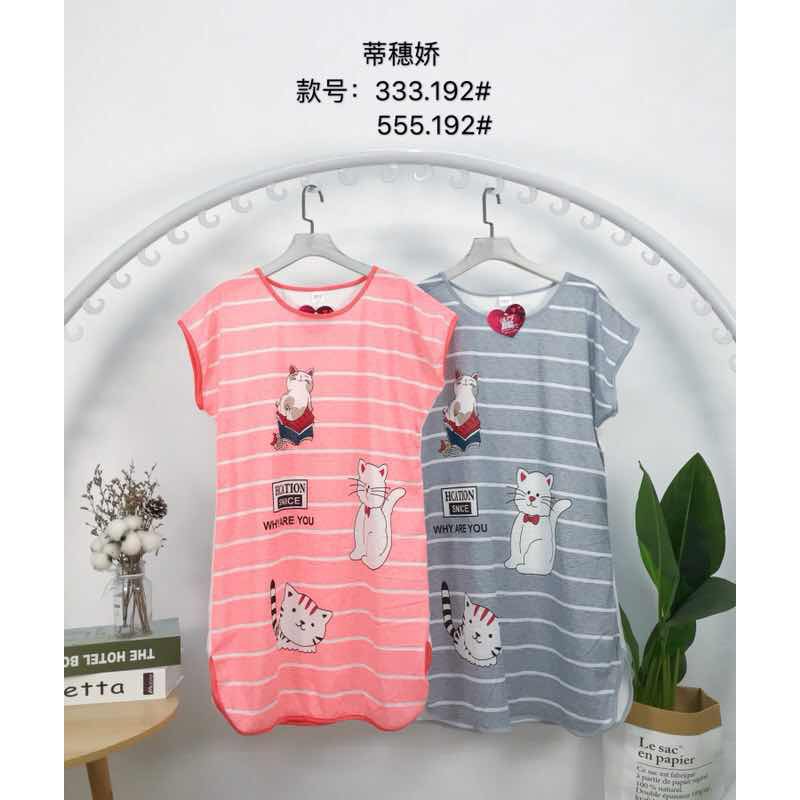 Gobra ♕ PW061 Part 2 Baju Tidur Wanita Piyama Motif Kartun Lucu Pakaian Wanita Daster Variasi Import-No 25 (Warna Random)