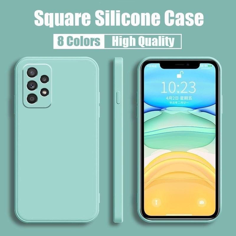 Case Iphone 7G  New - Sofcase Square Edge Candy Macaron Pastel Protection Camera - CA