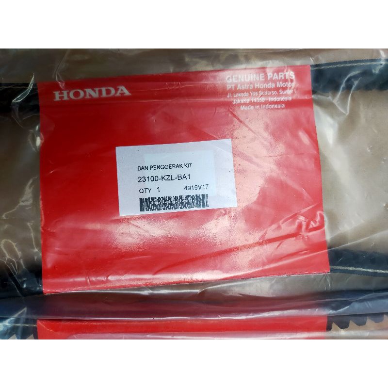 VANBELT SET KOMPLIT(V-BELT+ROLER) HONDA BEAT FI 2013-2015