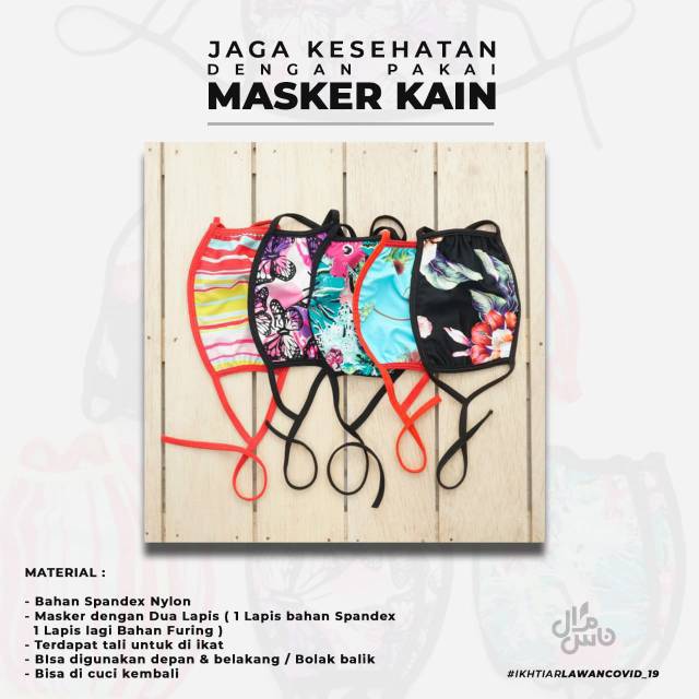Masker Kain Bahan Katun