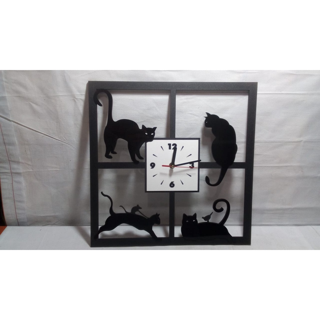 JAM DINDING MODEL KUCING UNTUK CAT LOVERS