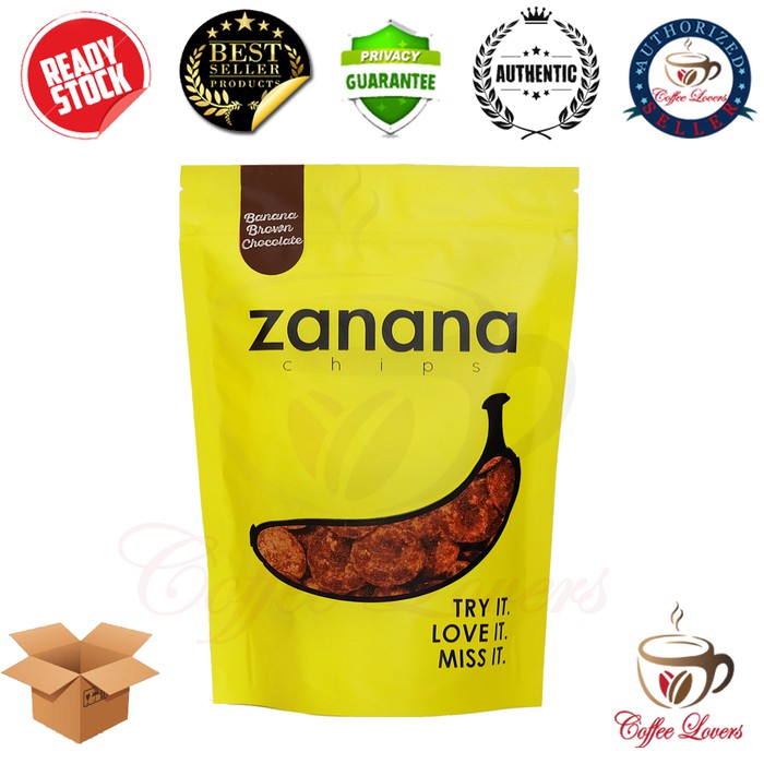 

ZANANA CHIPS - KERIPIK PISANG RASA BROWN CHOCOLATE