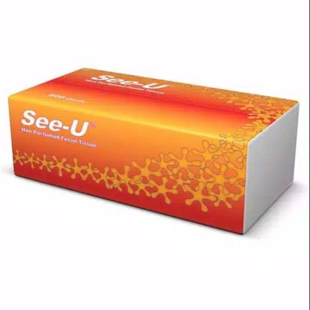 FACIAL TISSUE See-U Star 200'S 2 Ply / Tisu Wajah SEE -U 200 sheet 2 ply