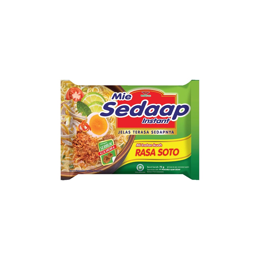 MIE SEDAAP GORENG // MIE SEDAAP SOTO // MIE INSTAN 90GRAM TERMIRAH