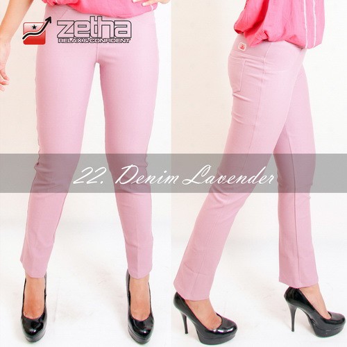 Celana Zetha Original Denim Lavender