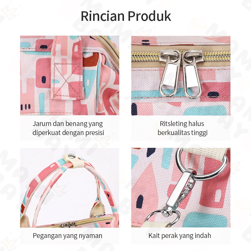 OKEYI Diaper bag portbale kapasitas tinggi tas bayi