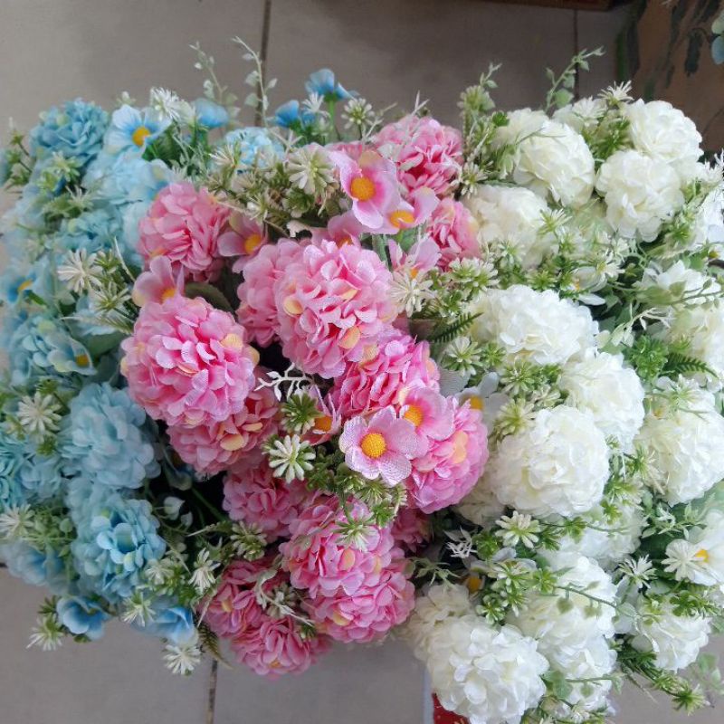 bunga krisan artifisial /bunga krisan palsu/bunga plastik