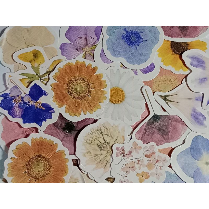 

sticker bunga/sticker bullet journal/sticker motif/sticker lucu