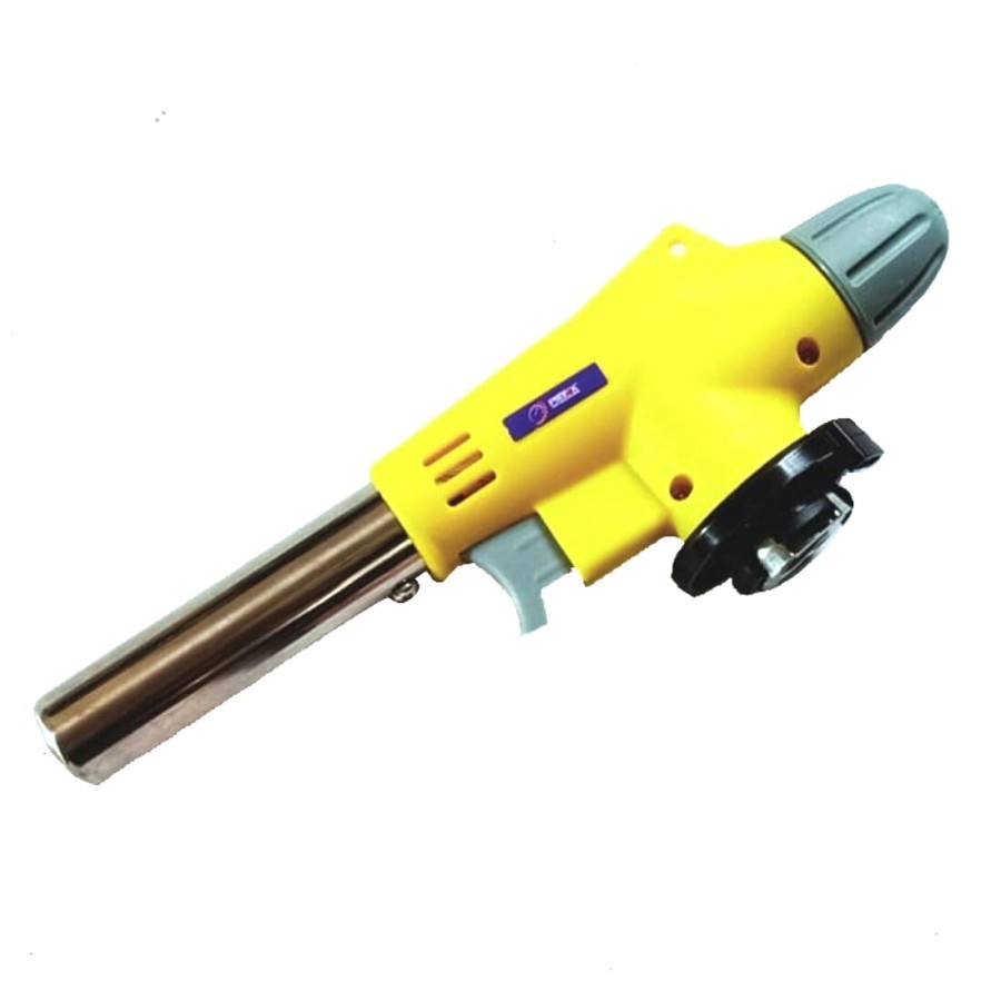 *COD* Kepala Gas Torch kaleng tabung Portable Flame Gun Las api Pemantik