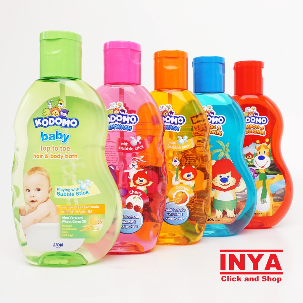 KODOMO BODYWASH CHERRY 200ml - Sabun Bayi Cair - Baby &amp; Kids