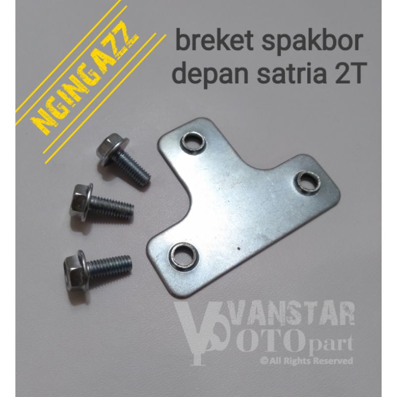 besi breket spakbor depan satria 2 tak hiu lumba tornado shogun 110 crystal