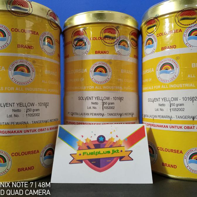 

Pewarna Minyak / Kuning/ Solvent Yellow Coloursea 250gr