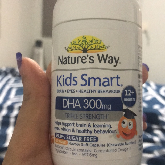 Nature’s way kids smart DHA 300mg triple strength - 50 soft capsules