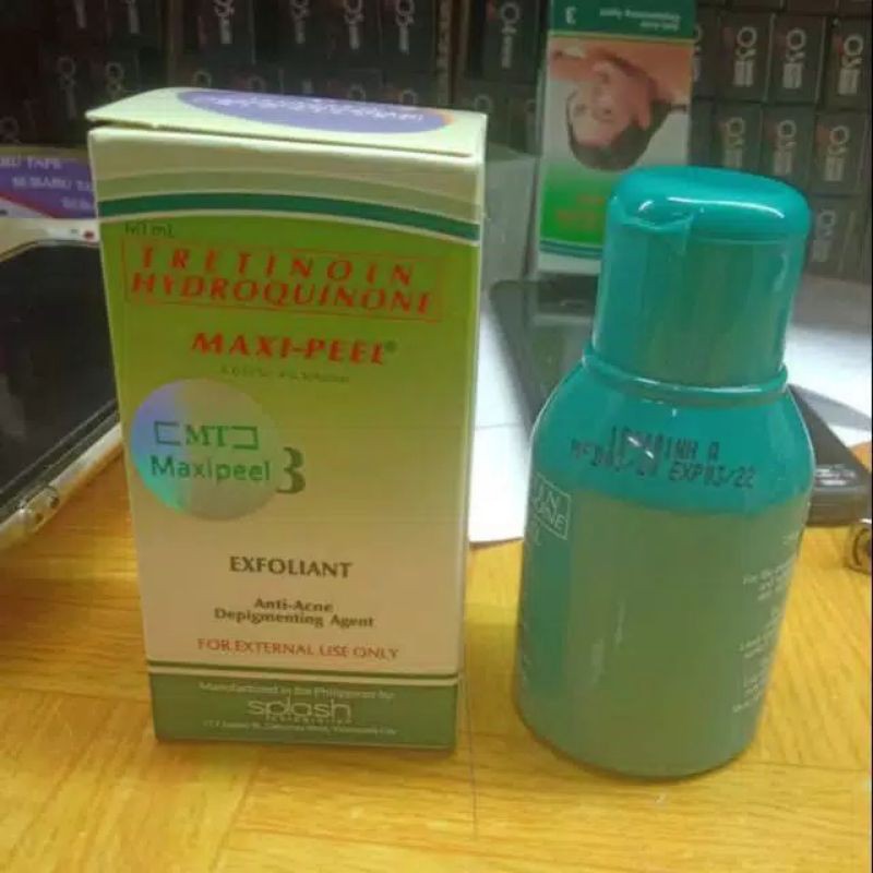[ORIGINAL FILIPINA] MAXIPEEL TRETINOIN HIDROQUINONE TONER ANTI ACNE / maxi peel /