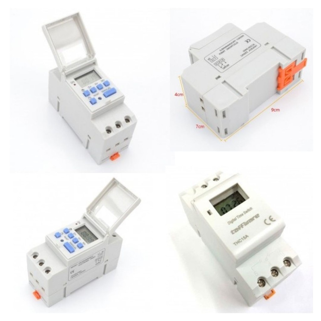 Alat Program Digital Pengatur Waktu Listrik PLN Power Timer Switch Relay 16A 220V 2000 Watt 111147