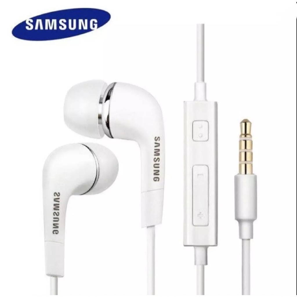 HEADSET SAMSUNG STEREO EARPHONE MUSIK TELEPON MIC BASS SUARA JERNIH J1 J2 J3 J4 J5 J6 J7 PRO PLUS
