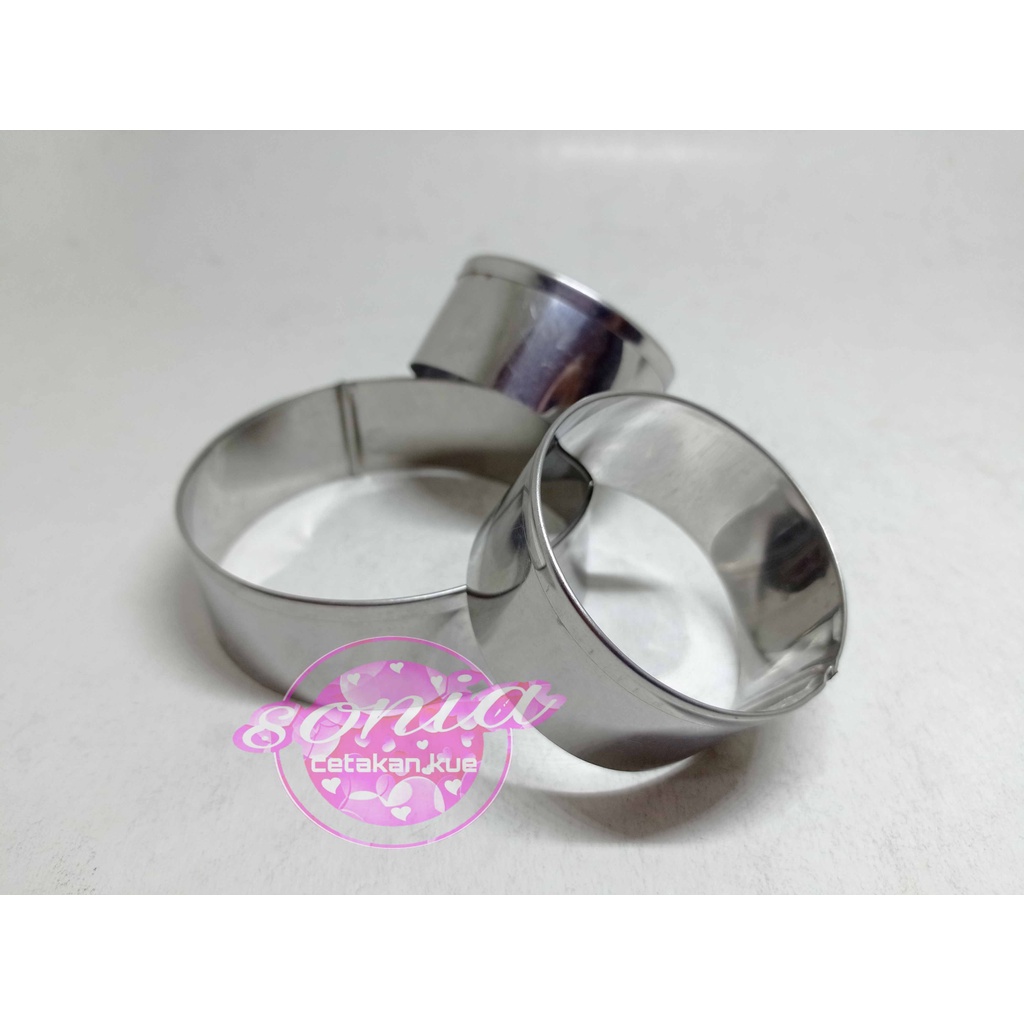ring roti bulat / ring cutter / ring burger tinggi 3 cm