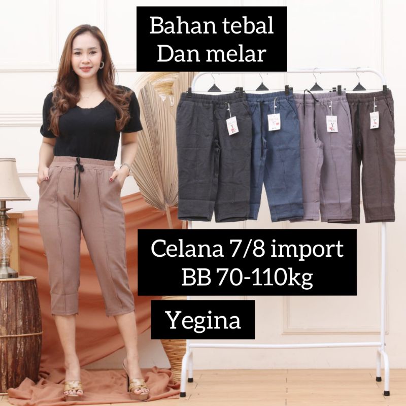 CELANA IMPORT POLOS 7/8 SUPERJUMBO BAHAN MELAR